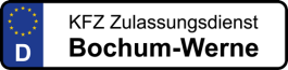 KFZ Zulassung in Bochum Logo